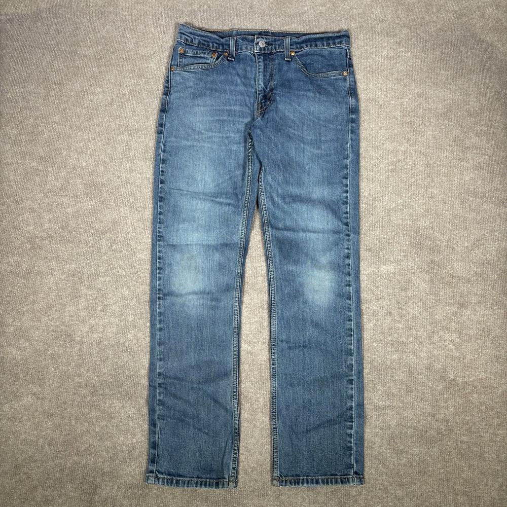 Levis 511 Jeans Mens 30x29 Slim Fit Straight Leg‎ Medium Wash Blue Denim Stretch